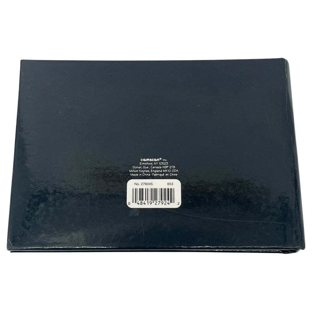Amscan The Big 50 Oh No Five-OH 50th Birthday Photo Album Black Holographic